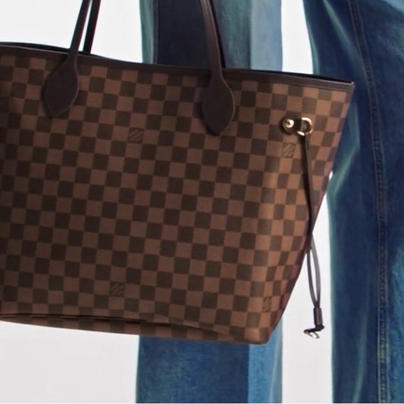 Louie Vuitton Never full MM-Damier Ebene canvas. - Picture 3 of 4
